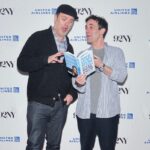 Rainn Wilson Instagram - Had a MAGNIFICENT time with the laser-brilliant @BJNovak @92ndstreetY discussing @SoulBoom and life and our regrets from The Office years (hint: it had to do with JUST ENJOYING IT MORE IN THE MOMENT!!!!) I hope one day you get to have a scintillating conversation with this great, warped mind. Also, he smells nice. [Photos: Vladimir Kolesnikov/Michael Priest Photography]