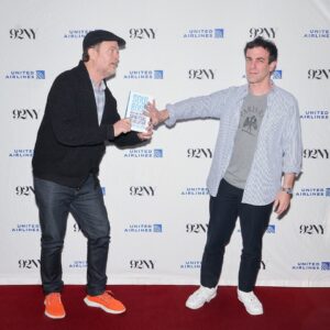 Rainn Wilson Instagram - Had a MAGNIFICENT time with the laser-brilliant @BJNovak @92ndstreetY discussing @SoulBoom and life and our regrets from The Office years (hint: it had to do with JUST ENJOYING IT MORE IN THE MOMENT!!!!) I hope one day you get to have a scintillating conversation with this great, warped mind. Also, he smells nice. [Photos: Vladimir Kolesnikov/Michael Priest Photography]