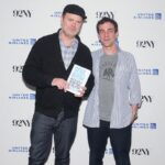Rainn Wilson Instagram - Had a MAGNIFICENT time with the laser-brilliant @BJNovak @92ndstreetY discussing @SoulBoom and life and our regrets from The Office years (hint: it had to do with JUST ENJOYING IT MORE IN THE MOMENT!!!!) I hope one day you get to have a scintillating conversation with this great, warped mind. Also, he smells nice. [Photos: Vladimir Kolesnikov/Michael Priest Photography]