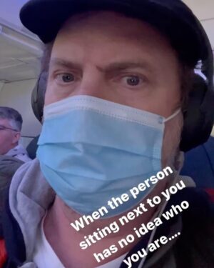 Rainn Wilson Instagram - Happy Ending to the plane story! All became right with the world at last…