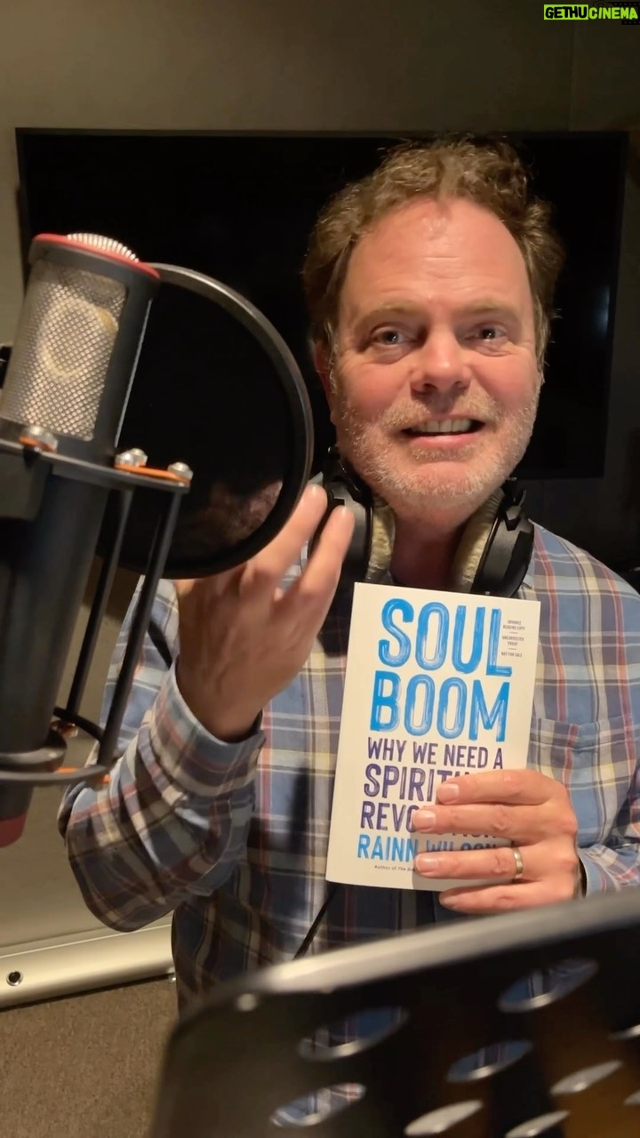 Rainn Wilson Instagram - While recording the audiobook for SOUL BOOM, I discussed a few of the book’s topics with my producer, including the connection between spirituality and mental health.