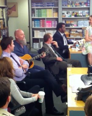Rainn Wilson Instagram - Since the last post was an INSTA-HIT, here’s some more video from the last two days of shooting The Office. 10 years ago this week! The final episode. A gorgeous version of @CreedBratton’s “All the Faces.” Us watching the luminous @MsJennaFischer do a gorgeous take of her final “talking head.” And a taste of the love & shenanigans behind the scenes of what I believe was our final scene— the cast exit out of Dunder Mifflin. Not to mention, our loyal fans outside the gates and my love letter to our office plant. Thanks for all the love and comedy folks!