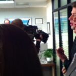 Rainn Wilson Instagram – Since the last post was an INSTA-HIT, here’s some more video from the last two days of shooting The Office. 10 years ago this week! The final episode. A gorgeous version of @CreedBratton’s “All the Faces.” Us watching the luminous @MsJennaFischer do a gorgeous take of her final “talking head.” And a taste of the love & shenanigans behind the scenes of what I believe was our final scene— the cast exit out of Dunder Mifflin. Not to mention, our loyal fans outside the gates and my love letter to our office plant. Thanks for all the love and comedy folks!