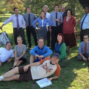 Rainn Wilson Instagram - 10 years ago today we wrapped the final episode of The Office.
So grateful for that 9 year chapter of my life. Filled with laughter and camaraderie with a radiant and brilliant group of goofballs! I’m forever blessed by my association with a show that has withstood the test of time and brought so much joy to so many over the years. Also, don’t be an idiot.
