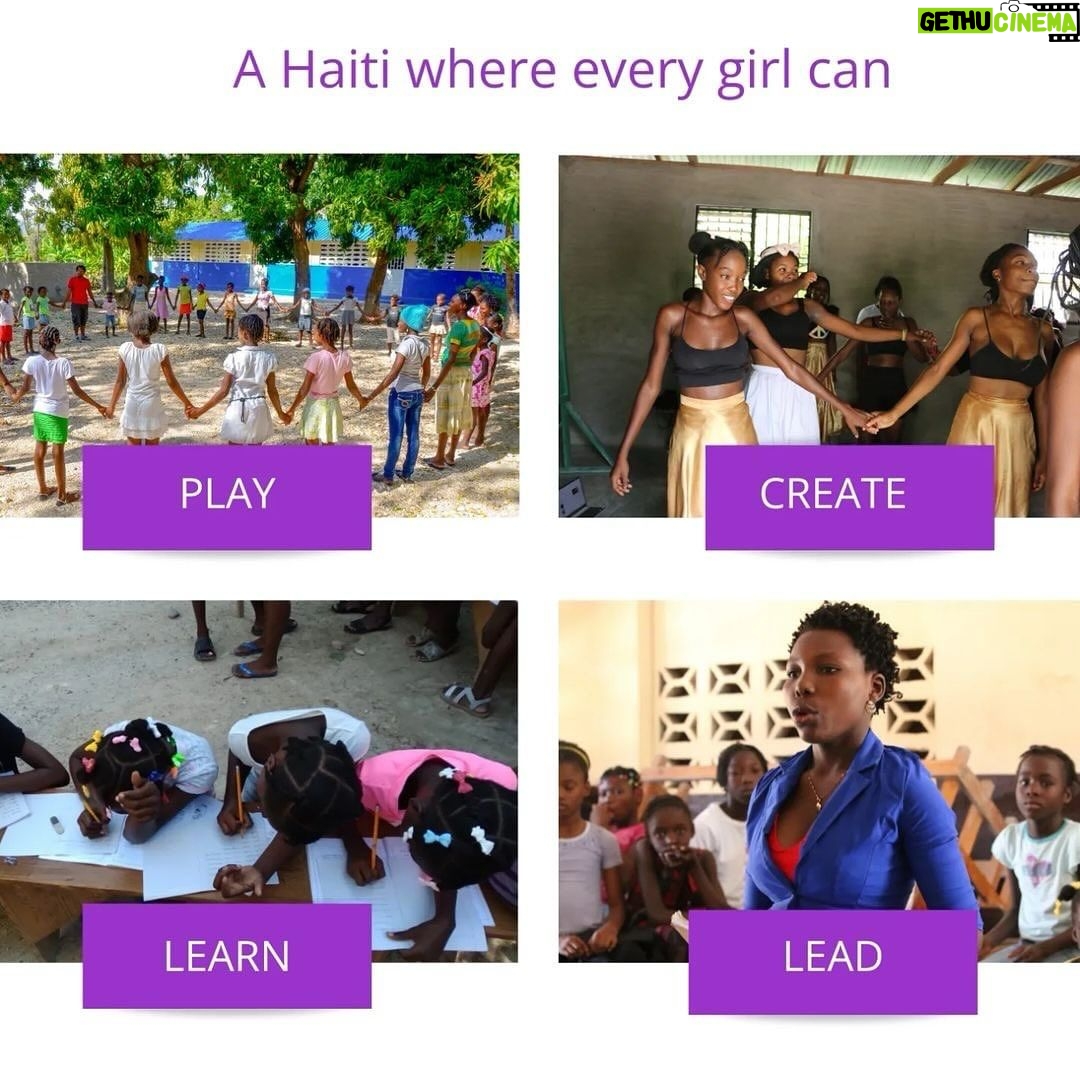 Rainn Wilson Instagram - We are thrilled to share our updated vision statement with our community of supporters: A Haiti where every girl can play, create, learn, and lead. Our programs in the arts, education, and health support each participant to do all four. Tell us in the comments what you think about our new vision statement and share how you are contributing to a world where every girl can play, create, learn, and lead. 🌺 Repost from @lidehaiti
