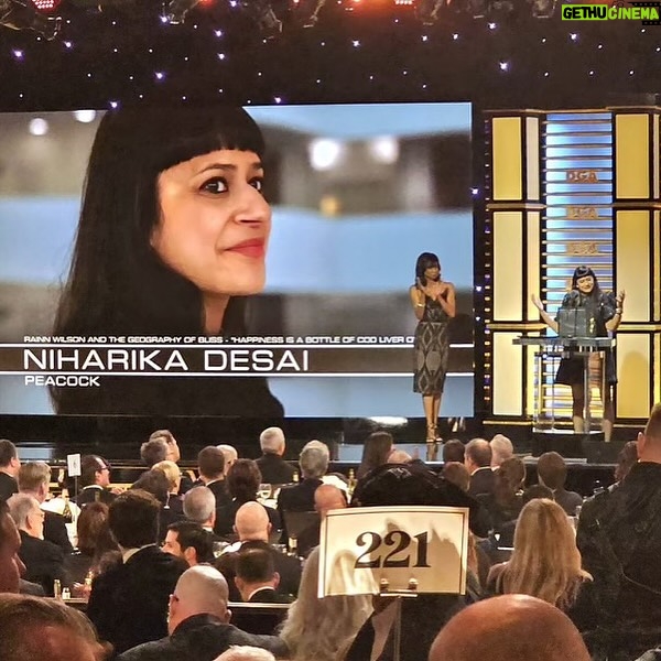 Rainn Wilson Instagram - Congratulations to one of the most brilliant and singular souls I’ve ever gotten to work with. Niharika Desai - whose vision truly made “The Geography of Bliss“ as special and uplifting as it was. #thegeographyofbliss