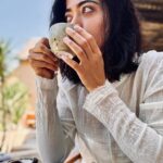 Rashmika Mandanna Instagram - ☀️ + ☕ = Happy Rashmika ❤️ @ncstravels @anantarasirbaniyas #TheWildIsWaiting #AnantaraHotels