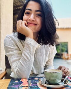 Rashmika Mandanna Instagram - ☀️ + ☕ = Happy Rashmika ❤️ @ncstravels @anantarasirbaniyas #TheWildIsWaiting #AnantaraHotels