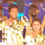 Raveena Daha Instagram - Behindwoods golden awards Special performance with my chello @manichandra_official 😍🖤🖤 #dance #mani #manichandra #raveena #raveenadaha #behindwoods