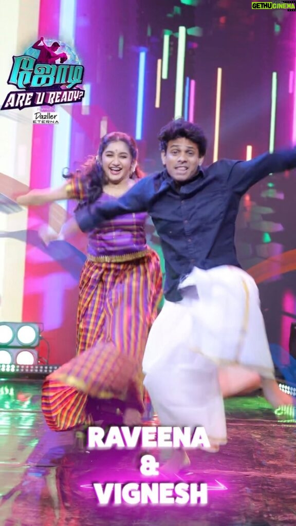 Raveena Daha Instagram - Aalaporaan Thamizhan 🔥 #Raveena #Vignesh | Jodi Are U Ready..💃🕺சனி மற்றும் ஞாயிறு இரவு 9.30 மணிக்கு நம்ம விஜய் டிவில.. #LetsDanceBuddy #SandyMaster #Sridevi #Meena #JodiAreUready #DanceShow #Dance #VijayTelevision #VijayTV