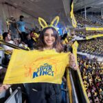 Raveena Daha Instagram - CSK 💛 All about yesterday 🧸 @vishnuvijay_offl💜 @yashikaaannand 💙#csk #ipl #rd #raveena