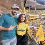 Raveena Daha Instagram - CSK 💛 All about yesterday 🧸 @vishnuvijay_offl💜 @yashikaaannand 💙#csk #ipl #rd #raveena