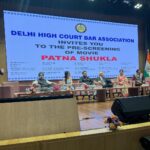Raveena Tandon Instagram - As I walked into the halls of Delhi High Court for the special screening of our film, Patna Shuklla, hosted by the Delhi High Court Bar Association, my heart was filled with gratitude. Meeting the respected judges and lawyers who work tirelessly in our judicial system was truly an honor beyond words. It made me so proud to play a character inspired by the amazing lawyers our country has. Standing on the same Dais as Acting Chief Justice Mr. Manmohan, promoting, screening Patna Shukla alongside him and various others esteemed members of the Delhi High Court Bar Association tops the list. As a mother, the realization that my child’s rights can be taken away in an instant is deeply troubling. But knowing that distinguished lawyers are on the path to fight for justic and make a difference gives me hope. Every day, lawyers work tirelessly to bring about positive change. I am deeply grateful to the Delhi High Court Bar Association for providing such a remarkable opportunity for a film like this, one that needs to be seen by everyone for the message it tells. Watch Patna Shukla on Disney+ Hotstar streaming 29th March onwards.