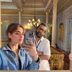 Reyhaneh Parsa Instagram - At work @fibo.magazine 📇 With my life @miladkhodaei_13 🤍