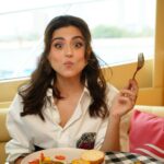 Riddhi Dogra Instagram - 🩵🩵🩵🩵🩵🩵 Shirt @dekhtamasha__ Skirt: @the_angrish Jewellery: @rooh_india_ Stylist: @stylebysaachivj Styling team: @sanzimehta777 @styledbynikinagda Dubai, United Arab Emirates