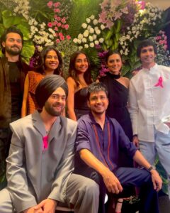 Riddhi Dogra Instagram - Akele akele kaam hota hai, is liye when you meet other colleagues doing disruptive work with their hard work and talent, It not only makes you happy but recharges you and you feel supported. Got to spend the evening in the company of these incredible and talented fellow artists. Some I’ve known, some I met the first time. And @missusdesai you really are a delight. Thank you @realbollywoodhungama for having me. Felt pretty good to be part of the ‘Rising Star: The OTT Way’ Pack! Lets keep rising and shining boys and girls🤗🧿🫶 @mostlysane @bhuvan.bam22 @amolparashar @shantanu.maheshwari @oyemanjot Outfit: @studiomoonray Stylist: @stylebysaachivj Team: @styledbynikinagda Hair and make up - Moi!