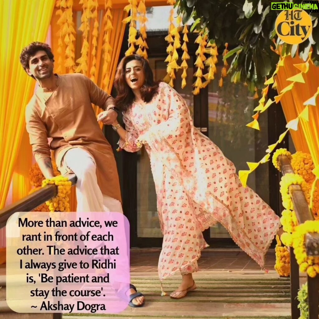 Riddhi Dogra Instagram - EXCLUSIVE: Actors Ridhi and Akshay Dogra get candid with HT City talking about their sibling bond, the worst fights they had, the best gift they got, deep secrets they shared and advice they give to each other. @iridhidogra @iakshaydogra Interview by @nayy_kayy_ 📸 - @raajesshkashyap Full story: Link in stories #RidhiDogra #akshaydogra #rakshabandhan2023 #rakshabandhan #rakhi #siblinggoals #siblings #rakhicelebration #rakshabandhanspecial #HTcityshowbiz #HTCity #Bollywood #bollywoodactors