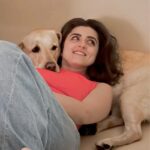 Riddhi Dogra Instagram - Love of animals is like A lottery win. It’s like a pageant win. It’s like the Oscar. And how pleased I am with myself here😂 …..It’s basically God’s approval of you. And I feel I meet my Eve in all the Cutiesss Labrador 🐾❤️🥰They’re just the best. 🐶🫶 @bijli420 @tanusridgupta @jaya_misra 📸 @ektarkapoor