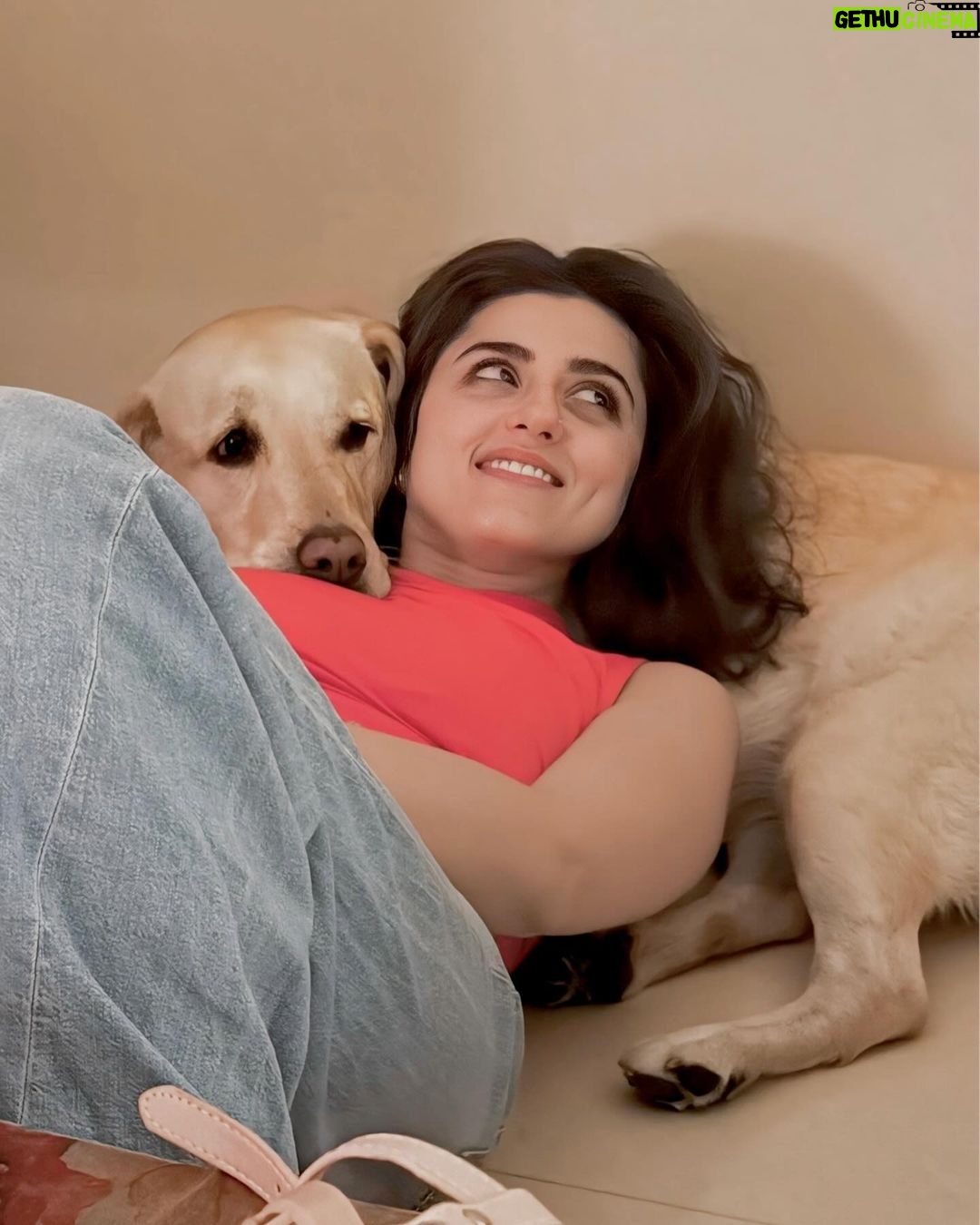 Riddhi Dogra Instagram - Love of animals is like A lottery win. It’s like a pageant win. It’s like the Oscar. And how pleased I am with myself here😂 …..It’s basically God’s approval of you. And I feel I meet my Eve in all the Cutiesss Labrador 🐾❤️🥰They’re just the best. 🐶🫶 @bijli420 @tanusridgupta @jaya_misra 📸 @ektarkapoor