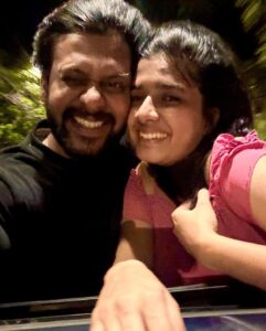 Rio Raj Instagram - 🧿 #7thanniversary 🤗 Thank u so much for coming in my life and made me who I am today 🤗 and I never want to stop making memories With you 😊 All the very best 🤣 for lot more years of Love, laugh,fight,tears and smile 😁 Love you 😘 @sruthi.rav 👸 My queen 🤗 🧿 💓