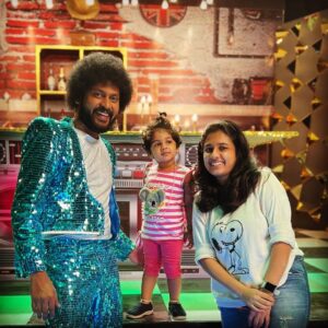 Rio Raj Instagram - Special Pic from the set 😍

#Thota
