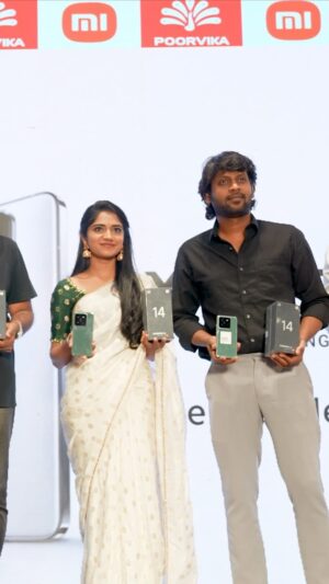 Rio Raj Instagram - @poorvika_india 💫  Happy to launch Xiaomi 14 phone at poorvika Appliances Store -Kodambakkam , Chennai 

#xiaomi14 #Poorvika20years #20yearsofpoorvika #xiaomi