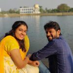 Rio Raj Instagram - 🧿 #7thanniversary 🤗 Thank u so much for coming in my life and made me who I am today 🤗 and I never want to stop making memories With you 😊 All the very best 🤣 for lot more years of Love, laugh,fight,tears and smile 😁 Love you 😘 @sruthi.rav 👸 My queen 🤗 🧿 💓
