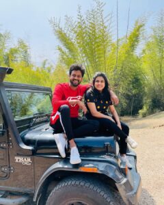 Rio Raj Instagram - 🧿 #7thanniversary 🤗 Thank u so much for coming in my life and made me who I am today 🤗 and I never want to stop making memories With you 😊 All the very best 🤣 for lot more years of Love, laugh,fight,tears and smile 😁 Love you 😘 @sruthi.rav 👸 My queen 🤗 🧿 💓