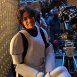 Rosario Dawson Instagram - Crossing the streams…! (Wouldn’t you wear a stormtrooper outfit to serenade Danny DeVito in a #hauntedmansion for his birthday if you could, too…?!) @hauntedmansion @disney @starwars @ahsokaofficial