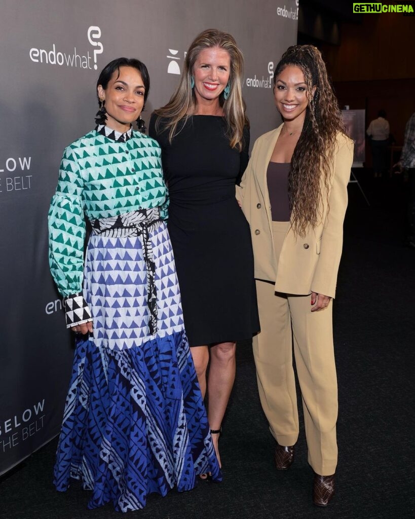 Rosario Dawson Instagram - Below the Belt is a new documentary that looks at equity in healthcare through the lens of a single disease that affects at least 1 in 10 girls, women and gender expansive individuals around the world - endometriosis. I'm honored to be an Executive Producer alongside my fellow fighters for equity - Hillary Clinton, Corinne Foxx, Mae Whitman and Director Shannon Cohn. The film premieres nationally in the US today on @pbs and pbs.org. We deserve to be believed. We deserve to be understood. We deserve to be empowered to understand ourselves, our bodies and any medical treatments presented to us. We deserve better across the entire healthcare system. Below the Belt aims to revolutionize the status quo so that we get what we deserve - the right to live healthy, informed, fulfilling lives. 🤍
