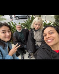 Rosario Dawson Instagram - A giant of a man… @officialraystevenson_ , stunned and reeling from this tragic, devastating news. Gone too soon from this world. At a loss for words… just wanted to mark this moment and share your ever ready and present smile. Love you forever. Holding your family in my heart. #LegendsNeverDie