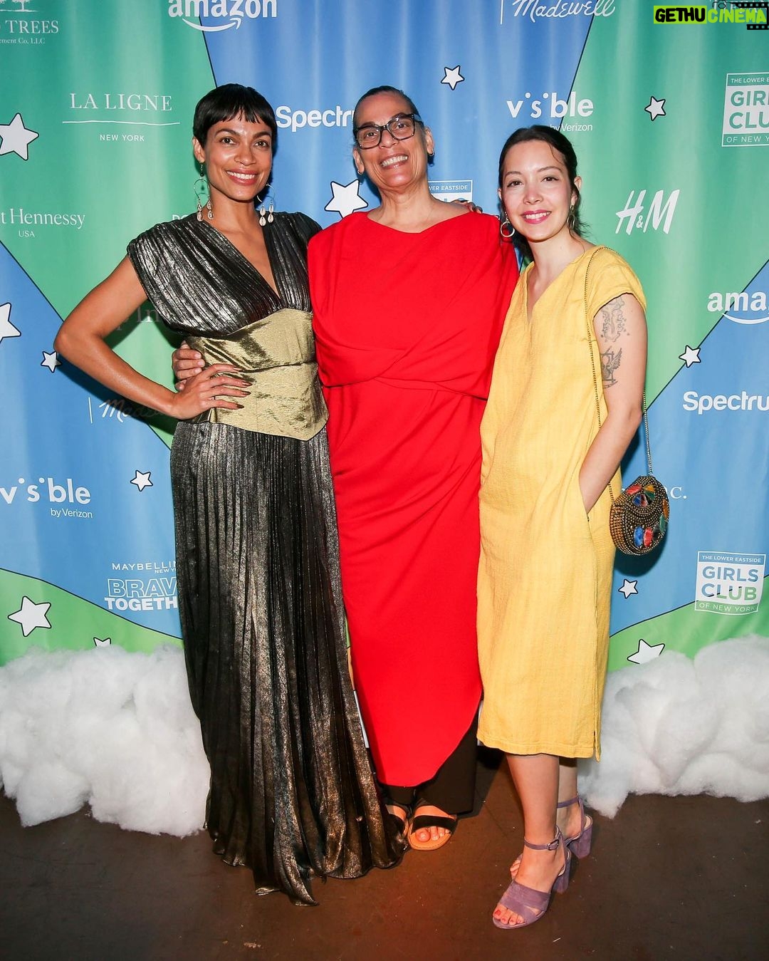 Rosario Dawson Instagram - Last night was all radical love and imagination ✨ Continuously in awe and endlessly inspired by @girlsclubny and all of your powerful work. 🤍 Thank you everyone in attendance and our sponsors for contributing to such a magical night!