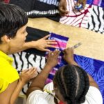 Rosario Dawson Instagram - We are bound together much like the connectedness of heirloom quilts. Handmade by artisans🇬🇭 Under the sustaining sun ☀️ With love and gratitude 🤍 @yahoo x @studiooneeightynine #ReadytoVote #DesignYourRights #YahooxStudio189 #Sponsored Shop the collection ✨www.studiooneeightynine.com ✨