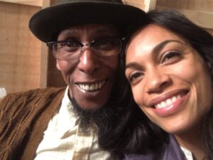 Rosario Dawson Instagram - You were so fun to sing with. Your talent was beyond. Thank you for gracing us with your love and passion.  #gratefulforyouRon #LegendsNeverDie