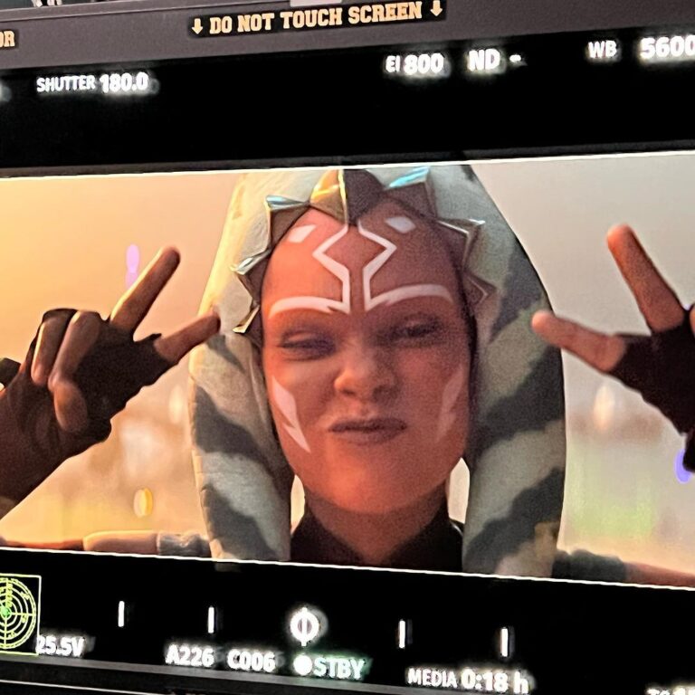 Rosario Dawson Instagram - Now that I can share some moments of this remarkable journey, @ashleyeckstein , I wanted to start by saying thank you. Your talent, love and passion sears through every Ahsoka performance. Having you onset (and nailing our con photo routine) has the fan girl in me forever grinning. Thank you for visiting me in another galaxy. Dear fierce @ariana_greenblatt , tiny and mighty. You do not play when you train and prepare. It was awesome to see you transform. You embedded so much heart into every moment-it was heartbreaking. Both of you expanded and inspired in me memories, informing every day with a rich palpable history. You helped me turn dream into reality and I will forever be grateful to share in telling AHSOKA TANO’s story to the world, with you. Cheers to all of the fans who have championed AHSOKA all of these years, keeping her story going and making my (our?!) dreams come true. #AHSOKALIVES #TANOTUESDAY #AHSOKAVERSE