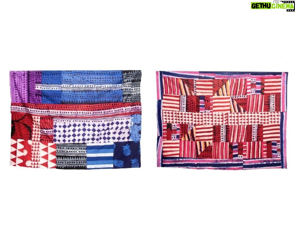 Rosario Dawson Instagram - We are bound together much like the connectedness of heirloom quilts. Handmade by artisans🇬🇭 Under the sustaining sun ☀ With love and gratitude 🤍 @yahoo x @studiooneeightynine #ReadytoVote #DesignYourRights #YahooxStudio189 #Sponsored Shop the collection ✨www.studiooneeightynine.com ✨