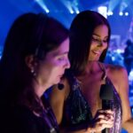 Roselyn Sánchez Instagram - Todavía soñando con la noche tan linda de los @latingrammys Que brutal la pasé con mis compañeros conduciendo!! Una química tan linda 💕💕 Besos a Danna Paola, Sebastián Yatra y Paz Vega.