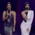 Roselyn Sánchez Instagram - Todavía soñando con la noche tan linda de los @latingrammys Que brutal la pasé con mis compañeros conduciendo!! Una química tan linda 💕💕 Besos a Danna Paola, Sebastián Yatra y Paz Vega.