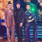 Roselyn Sánchez Instagram - Gracias infinitas a mi increíble equipo de trabajo por siempre darse una botada conmigo!! Los quiero y me quedo corta! Gracias @univision por invitarme una vez a ser parte de #MiraQuienBaila La pasé de show! Styling: @gabyrougestyle Hair/Make Up: @paulanthonylove Styling Assist: @aylamorales Photos: @photomanzanilla Gown Dress: @virgiliomadinah Jewelry: @wishfinejewelry Suit: @valco_valeriacoa Jewelry: @wishfinejewelry