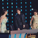 Roselyn Sánchez Instagram - Gracias infinitas a mi increíble equipo de trabajo por siempre darse una botada conmigo!! Los quiero y me quedo corta! Gracias @univision por invitarme una vez a ser parte de #MiraQuienBaila La pasé de show! Styling: @gabyrougestyle Hair/Make Up: @paulanthonylove Styling Assist: @aylamorales Photos: @photomanzanilla Gown Dress: @virgiliomadinah Jewelry: @wishfinejewelry Suit: @valco_valeriacoa Jewelry: @wishfinejewelry