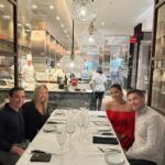 Roselyn Sánchez Instagram - Treat myself with great friends! What a beautiful night at @steak48 with these wonderful couple @therealkimk_la & Matt! And hubby @ebwinter celebrating my cumpleaños! Always so many laughs 💕💕 Thanks for dinner guys! Loved it! Este traje de @erikapenaofficial OMG OMG OMG 😍