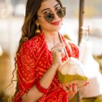 Ruma Sharma Instagram - Sipping on sunshine and coconut water 🌴 Are you keeping yourself hydrated this summer ? . Wearing - @myshka_fashion Styled by - @yourstylistforever PC - @abhinesh_photographer Edit by - @wasey_rock69 . #indianess #rumasharma #salwarsuitonline #loveforindianwear #summertimevibes #stayhydratedmyfriends #cocunutwater #cocunut #indianwear❤️ Mumbai, Maharashtra