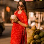 Ruma Sharma Instagram - Sipping on sunshine and coconut water 🌴 Are you keeping yourself hydrated this summer ? . Wearing - @myshka_fashion Styled by - @yourstylistforever PC - @abhinesh_photographer Edit by - @wasey_rock69 . #indianess #rumasharma #salwarsuitonline #loveforindianwear #summertimevibes #stayhydratedmyfriends #cocunutwater #cocunut #indianwear❤️ Mumbai, Maharashtra