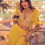 Ruma Sharma Instagram - Honored to be crowned the most graceful reality show contestant of #temptationisland at the @indiangoldenaward24 @joilentertainment ♥️ Grateful for this incredible journey and the love and support from everyone who believed in me 🥰 Here’s to chasing dreams with grace and determination! ThankYou - @sandyjoilofficial @beingzayedkhan . Wearing - @ellemorafashions Styled by - @yourstylistforever Earings - @perle__jewels PC - @lsd.photography.official Edit by - @wasey_rock69 . #RumaSharma #Grateful #fashionawards #riseandshine☀️ #ellemora #indowesternstyle #awardshow #designerwears #customisedresses #occasionwear #fashionlookbook Sahara Star Hotel. Mumbai