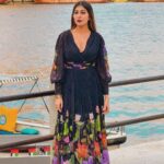 Ruma Sharma Instagram - Living my own movie magic in every frame✨ . . Wearing - @roohbyshivani Styled by - @yourstylistforever Shot by - @qamarraza04 Edit by - @wasey_rock69 . #silkdresses #flowydress #rumasharma #blackdress🖤 #luxuryfashionlove #maxidresses #floraldresses #dressoftheday❤️ Dubai, United Arab Emirates