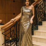 Ruma Sharma Instagram - Grateful beyond words to accept the first award of 2024 as Youth Icon 😍 Thank you #SocialMediaAcheiver for the honor Here’s to inspiring and empowering the next generation! ✨ Special thanks to @greenlight__media . Wearing - @thenewbold.in Styled by - @yourstylistforever Shot by - @lsd.photography.official Edit by - @wasey_rock69 . #firstaward #rumasharma #awardnight #awardoftheyear #blessed❤️ #riseandshine☀️ #ootdoftheday #partyweardress #goldendress #thenewbold #fashionlabel #goldendressgown #shimmerdress Mumbai, Maharashtra