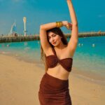 Ruma Sharma Instagram - Bringing a little shore into your feed 🤍 . . Shot by - @qamarraza04 Edit by - @wasey_rock69 . #dubaibeach #rumasharma #dubaibeachlife #beachphotoshoot #dubaibeaches #sunandsand #dubailifestyle #loveforbeaches Dubai UAE