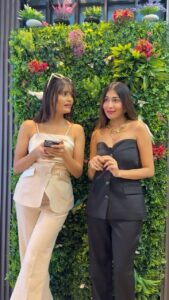 Ruma Sharma Instagram - Iski Jawani zyada behek rahi hai🤣 Location @desire_sheesha_lounge Shot by @therealkhansab 📸 #meenupanchal #rumasharma #thechickflick #explore #foryou #fyp #funny #comedy #beauty #girlstrip #girls #trending #trendingreels #reelsinstagram #reels Dubai, United Arab Emirates
