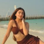 Ruma Sharma Instagram - Mermaid kisses and starfish wishes 🌸 . Shot by - @qamarraza04 . #dubaibeach #rumasharma #dubaitravels #beachlifevibes #temptationisland Dubai, United Arab Emirates