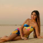 Ruma Sharma Instagram – She’s mad but she’s magic ✨ 
.
.
Collaborator – @sugandhevents 
Edit by – @wasey_rock69 
.
#rumasharma #bikinilovers #dubaibeach #beachbikini #goldenhourlight #sunsetphotoshoot #swimwearshoot #angelcroshetswimwear #beachbabe Dubai Beach